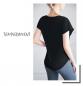 Mobile Preview: Großhandel B2B T-shirt short sleeve Damen Fitness Workout Wear Damen Schwarz Größe L